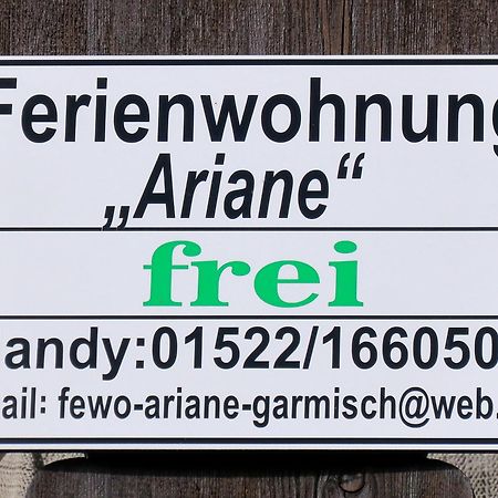 Ferienwohnung Ariane ガルミッシュ・パルテンキルヒェン エクステリア 写真